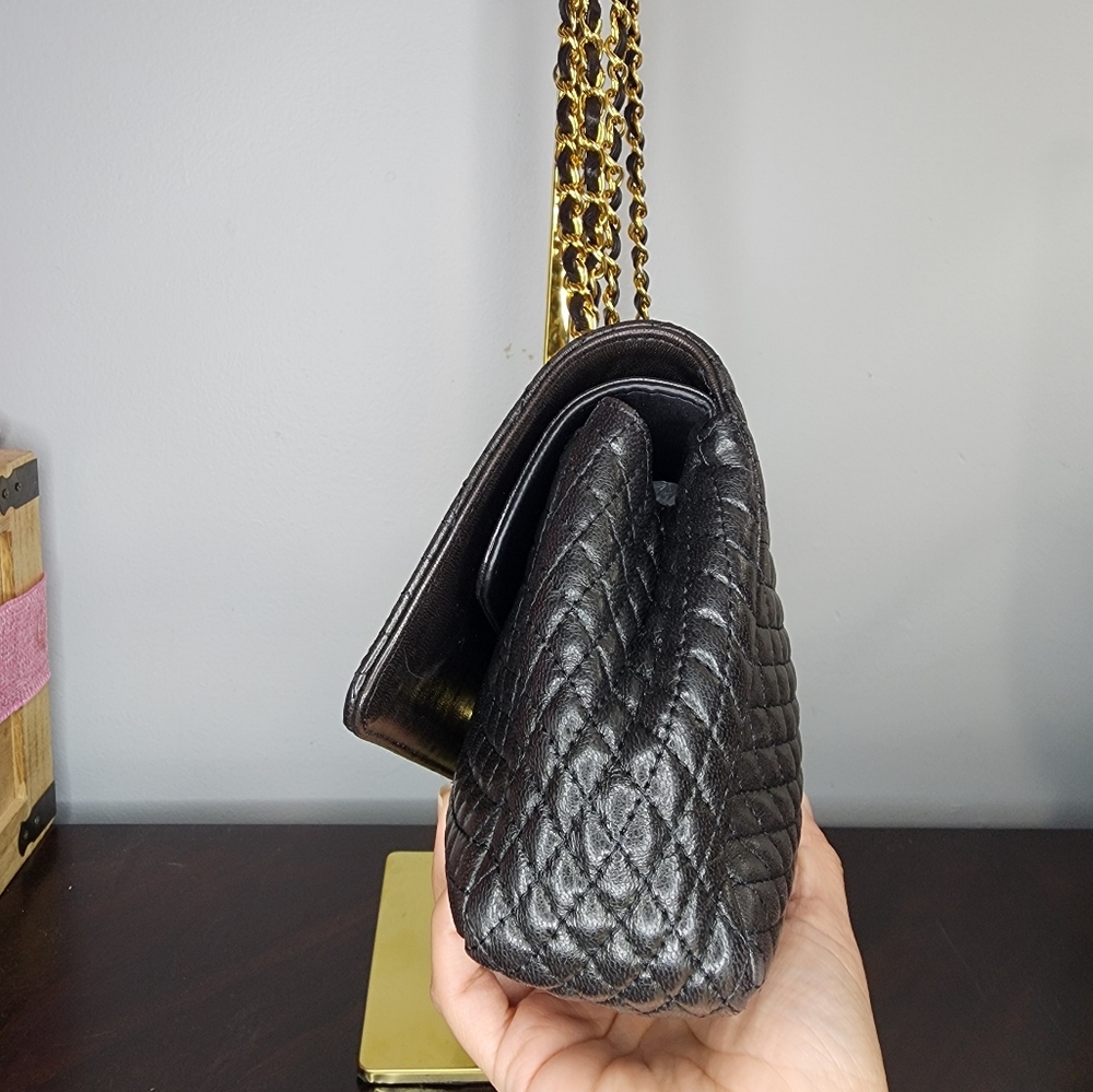 BALLY authentic vintage quilted leather two way shoulder crossbody - Picture 3 of 15